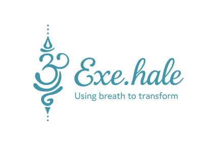 Exehale logo white