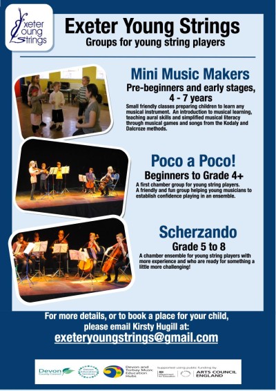 Exeter Young Strings Poster Jan 2024